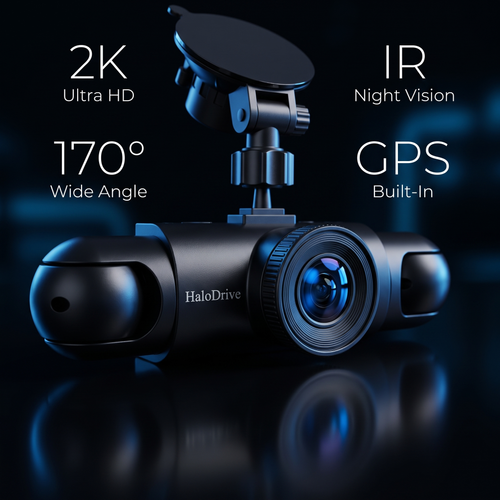 HaloDrive™ 4 Camera Wireless DashCam