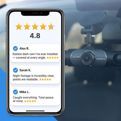 HaloDrive™ 4 Camera Wireless DashCam